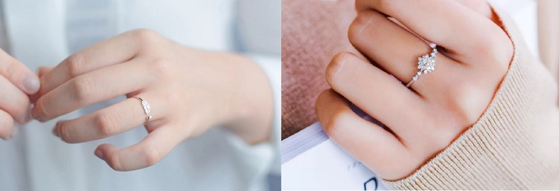 Nhẫn bản nhỏ tinh tế